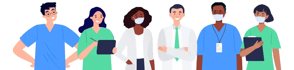 Echipă de medici stomatologi din România, reprezentând clinici dentare recomandate